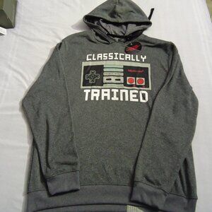 Nintendo Classically Trained Adult Hoodie (new)